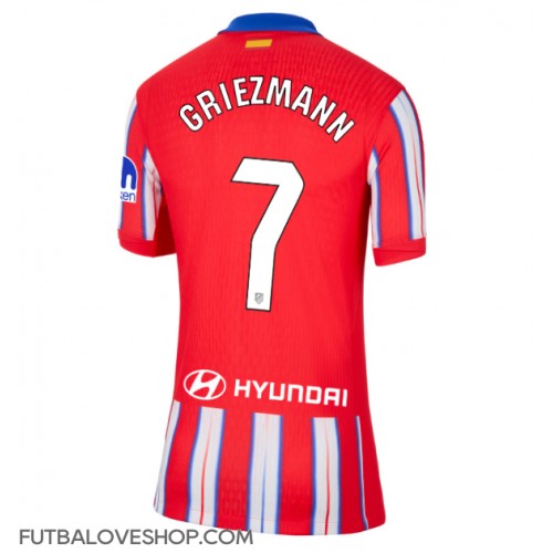 Dres Atletico Madrid Antoine Griezmann #7 Domáci pre Ženy 2024-25 Krátky Rukáv